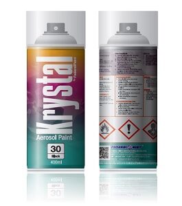 Krsytal Aerosol Paint Spray