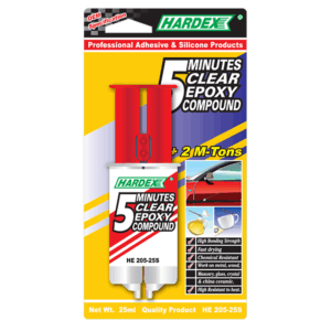 HE-205-25S 5 MINUTES CLEAR EPOXY COMPOUND