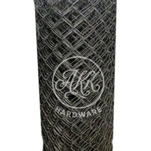 CHAIN LINK FENCE BLACK